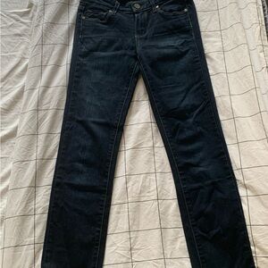 PAIGE Dark Blue Denim Jeans